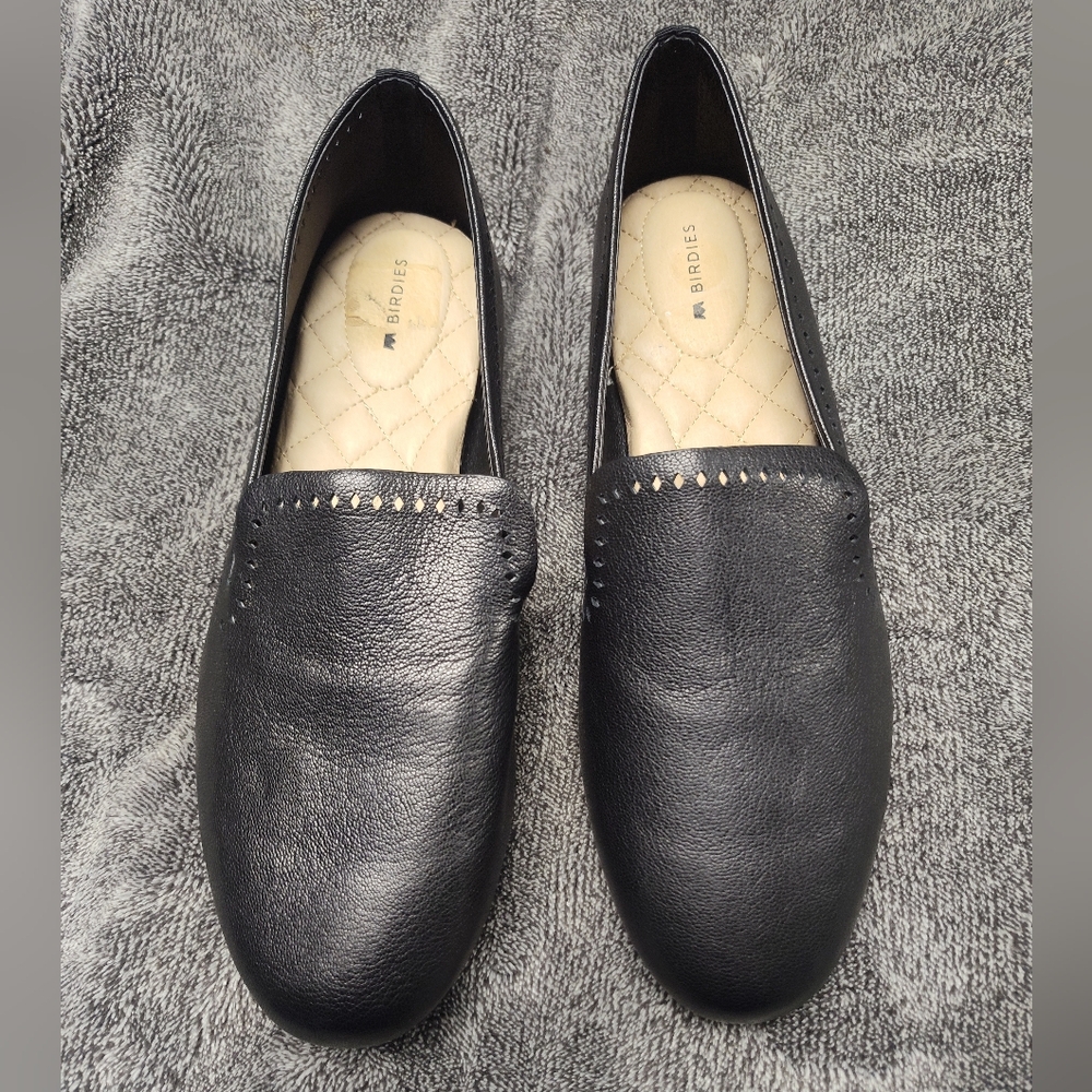 Birdies Women's Black Loafers